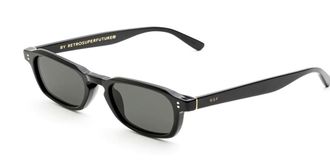 Retro Superfuture Luce Black CGO Mens Sunglasses Black Size 49