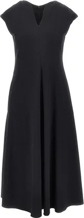 Emporio Armani Milano Stitch jersey midi dress Woman 40