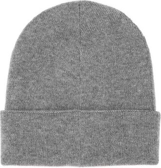 Alexander McQueen Mens Cuffia Cashmere Beanie Gray