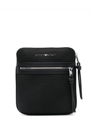 Emporio Armani BRANDED CROSSBODY BAG Size: OS, colour: BLACK