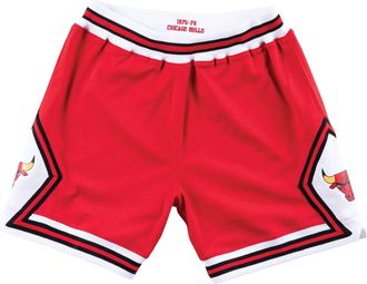 Mitchell & Ness NBA Authentic Shorts Chicago Bulls Road 1975-76 Red White ASHRGS18036-CBUSCAR75