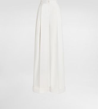 Dolce & Gabbana Cashmere Trousers - Woman Pants And Shorts White 36