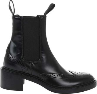 Saint Laurent Black Chelsea Boots