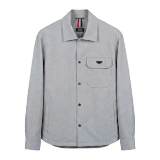Antony Morato Light Jackets, male, Gray, Size: XL Tirana Regular Fit Shirt