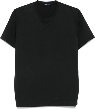 Finamore Zwarte T-shirts en Polos Napoli Stijl - Heren - T-shirts - Zwart - 2XL - Tops