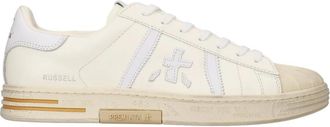 Premiata Russell 8072 - Heren - Sneakers - Wit - 39 EU - Leer - Schoenen