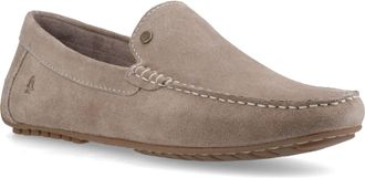 Hush Puppies Ralph Su&egrave;de Leren Herensloffen in Taupe