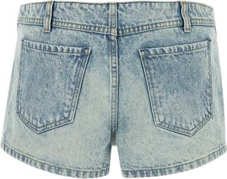 Gimaguas Flor Denim Shorts - Blue