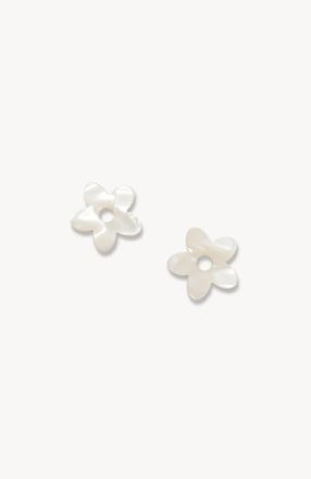Machete Jewelry Petite Flower Charms in White Shell at Nordstrom