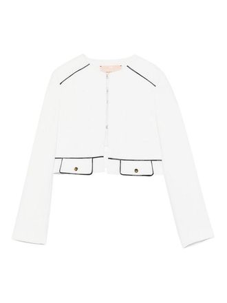 Elisabetta Franchi Jacket With Contrasting Edge