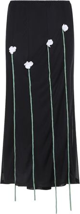Moschino Midi Skirt Flower Details