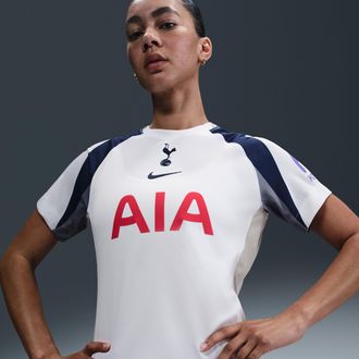 Nike Tottenham Hotspur 2025/26 Stadium Home Nike Womens Dri-FIT Soccer Replica Jersey in White | HJ5107-101