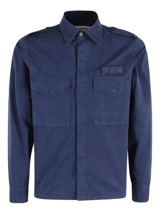 Aspesi cotton shirt jacket - Blue