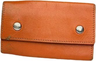 Herm&egrave;s Pre-owned Key Holder - Dames - Vintage Accessoires - Oranje - ONE Size - Leer - Vintage