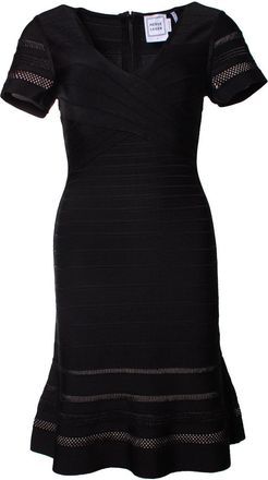 H&eacute;rve L&eacute;ger Viviana dress in black