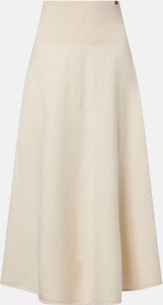 Extreme Cashmere N&deg;388 Ease cashmere-blend midi skirt