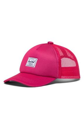 Herschel Whaler Mesh Trucker Hat in Fuchsia Purple at Nordstrom, Size 6-18 M