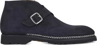 Bontoni Visionario buckle-strap boots - Blue