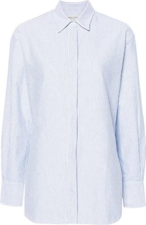 Golden Goose Blue Striped Oxford Shirt
