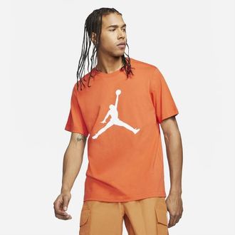 Nike Jordan Mens Jumpman Crew T-Shirt - Starfish/White Size 3XL