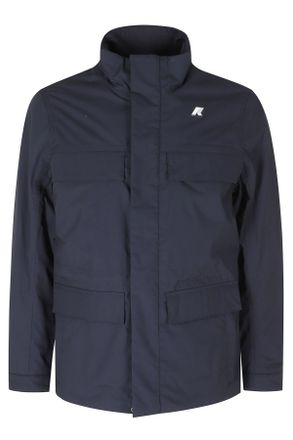 K-Way MenS Casual Warm Micro Canvas Jacket With Functional Design