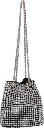 Berness Rhinestone Bucket Bag in Silver at Nordstrom Rack