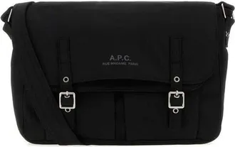 A.P.C. Messenger Archive Crossbody Bag Black