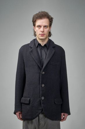 Geoffrey B. Small Extended Length Single-Breasted 3 Button Jacket