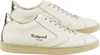 Valsport Schoenen, Dames, Wit, 38 EU, Gewatteerde Tong Bianco Oro Sneakers