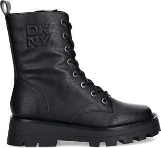 DKNY Sejal lace-up lug-sole boots - Nero