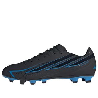adidas F50 Hyperfast Club FG/MG Black Lucid Ray Blue KJ0992