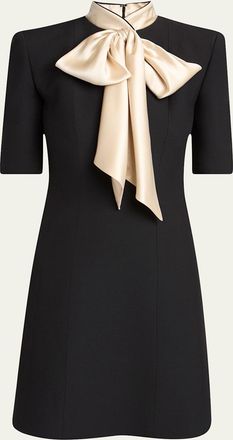 Valentino Garavani Bow Tailored Mini Dress