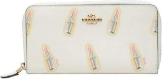 Coach Pre-owned Wallets, female, Multicolor, Size: ONE SIZE Pre-owned PVC Leather Long Wallet