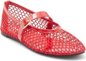 Abound Amari Mesh Ballet Flat in Red Tomato at Nordstrom Rack, Size 6.5
