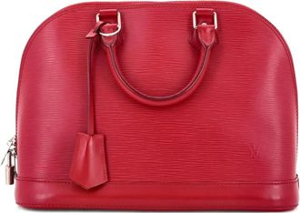 Louis Vuitton Alma Handbag Epi Leather PM satchel - Rood