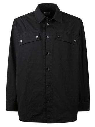 Off-white Black Pocket-detail Overshirt