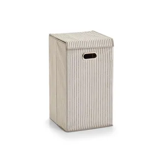 ZELLER Cesto De Ropa Zeller 60 Litros Poli&eacute;ster Beige