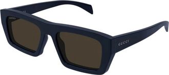 Gucci Gg 2020S 003 Zonnebrillen - Heren - Zonnebrillen - Blauw - 54 MM - Accessoires