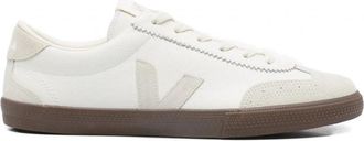 Veja WOMENS VOLLY LEATHER SNEAKERS Size: 41, colour: NATURAL