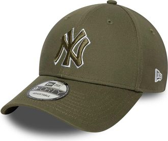 New Era Unisex Baseball Cap 9forty Dark Green Medium Cotton Hat