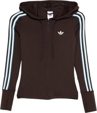 adidas Logo Striped Hoodie