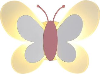 OEM 1 Aplique De Pared Led, Dise&ntilde;o De Mariposa, Iluminaci&oacute;n Suave, Luz Nocturna, Habitaci&oacute;n Infantil