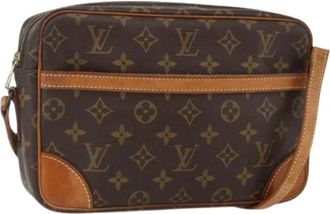 Louis Vuitton Pre-owned Cross Body Bags, female, Brown, Size: ONE SIZE Pre-owned Monogram Trocadero 27 Shoulder Bag