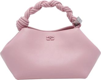 Ganni Ganni pink small bou handbag