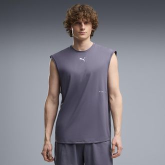 Puma Top da uomo smanicato dalla vestibilit&agrave; comoda Brightstride CLOUDSPUN, Abbigliamento, Grigio, 3XL
