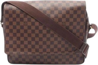 Louis Vuitton Pre-owned Cross Body Bags, male, Brown, Size: ONE SIZE Pre-owned Shelton GM Shoulder Bag