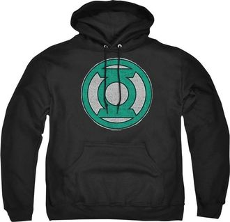 Gildan Green Lantern Hand Me Down Adult Pull Over Hoodie / Hooded Sweatshirt
