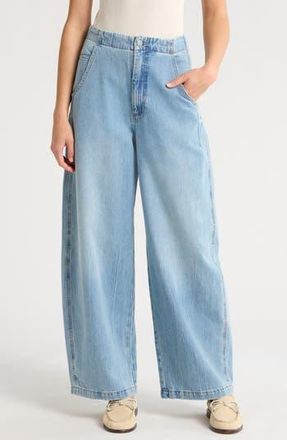 Pistola Denim Lottie High Waist Wide Leg Jeans in Qualifier at Nordstrom Rack, Size 29