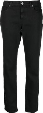 P.A.R.O.S.H. Slim-fit Zwarte Skinny Jeans - Dames - Slim Fit Jeans - Zwart - XL - Katoen - Jeans