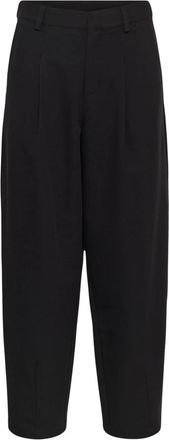 Kaffe KCsakira Cropped Broeken - Dames - Vrijetijds broeken - Zwart - S - Broeken